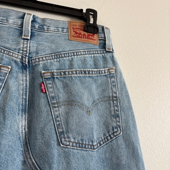 NWOT Levi's® Premium LONG ICON SKIRT Light Wash Blue Denim Women’s Jean Skirt. - Picture 9 of 16